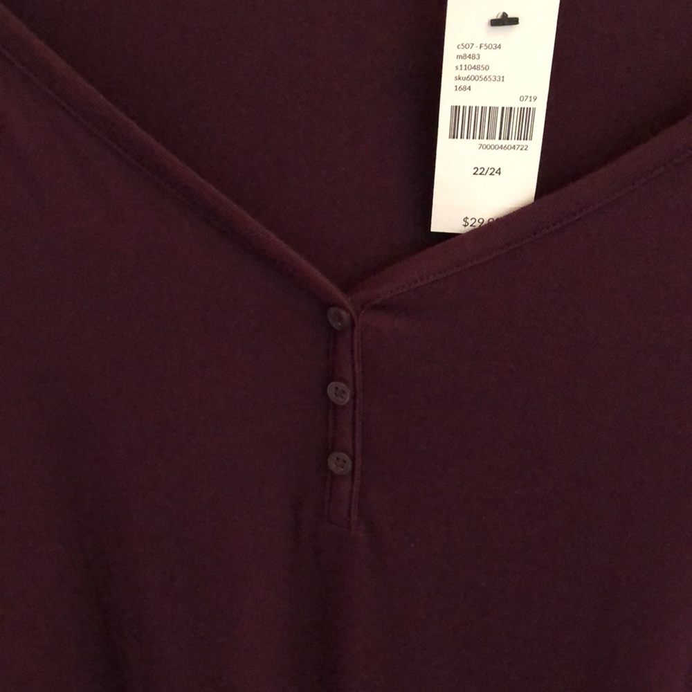 Lane Bryant Tunic Top Sz 22/24 - Picture 6 of 9
